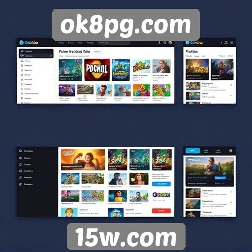 Evolução do design de interface no ok8pg.com